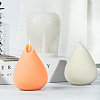 Teardrop Shape Silicone Candle Molds CAND-PW0009-01-5
