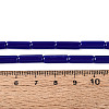 Opaque Solid Color Glass Beads Strands GLAA-N070-01A-C05-4