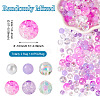 Transparent & Opaque Acrylic Bead OACR-TAC0002-08F-5