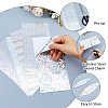 18Pcs 6 Styles Waterproof Holographic Adhesive Craft PVC Sheets DIY-FH0010-81-3