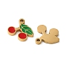 304 Stainless Steel Enamel Charms STAS-B100-06G-11-2