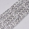 Tarnish Resistant 304 Stainless Steel Figaro Chains CHS-G005-C-04P-1