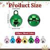 200Pcs Iron Round Bell Charms IFIN-ME0001-30-2