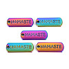 Rainbow Color Alloy Charms PALLOY-S180-238-NR-1