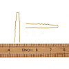 Hair Accessories Iron Hair Forks Findings OHAR-TAC0002-01G-7