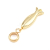 Brass European Dangle Charms PALLOY-JF04487-4