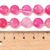 Natural Banded Agate Beads Strands G-C116-A180-01D-5