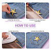 Star Computerized Embroidery Polyester Iron On Patches PATC-TAC0001-02-5