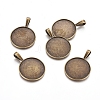 Tibetan Style Pendant Cabochon Settings LS-TIBEP-20474-AB-LF-1