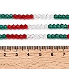 Transparent Gradient Color Glass Beads Strands GLAA-F131-01A-03-5