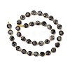 Natural Larvikite Beads Strands G-C116-A30-02-4