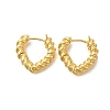 Rack Plating Twist Brass Hoop Earrings EJEW-I310-17G-1