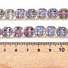 Electroplate Glass Beads Strands EGLA-T021-06F-4