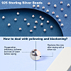 50Pcs 925 Sterling Silver Beads STER-PH0002-17-4