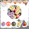 Halloween Theme 100Pcs 5 Colors Opaque Acrylic Beads MACR-SP0001-01B-05-2