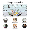 MDF Printed Wall Clock HJEW-WH0059-003-3