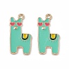 Alloy Enamel Pendants ENAM-C006-03KCG-3