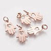 304 Stainless Steel Pendants STAS-TAG0001-39RG-1