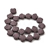 Dyed Natural Lava Rock Beads Strands G-A264-A04-01E-2