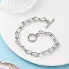 304 Stainless Steel Infinity Link Chains Bracelets for Women BJEW-JB12756-3