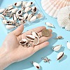 40Pcs 8 Styles Spray Painted Opaque Acrylic Pendants ACRP-YW0001-21-3