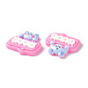 Opaque Resin Cabochons LS-CRES-P023-01E-3