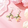 304 Stainless Steel Dangle Earrings EJEW-MZ00587-03-1