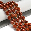 Natural Red Jasper Beads Strands G-N342-39-2