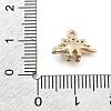 Brass Micro Pave Cubic Zirconia Pendants KK-M306-06G-09-3