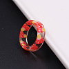 Transparent Resin Finger Rings WGC4E19-08-1