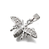 Brass Micro Pave Cubic Zirconia Pendants KK-P336-16C-P-2