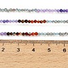 Gradient Color Natural Apatite & Carnelian & Dyed White Jade Beads Strands GG-CBA1668-A07-2mm-5