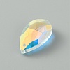 Glass Rhinestone Pendants RGLA-WH0015-01B-01-2