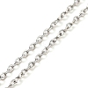 Non-Tarnish 304 Stainless Steel Add a Bead Adjustable Cable Chains Bracelets for Women BJEW-M307-01C-P-2