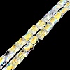 AB Color Plated Transparent Glass Beads Strands EGLA-P051-06A-A09-1