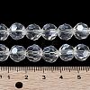 Electroplate Transparent Glass Beads Strands EGLA-A035-T10mm-A19-4