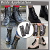 1 Pair Cowhide Leather Lace-in Boot Zipper Inserts FIND-PH0006-72-5