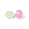 Transparent Acrylic European Beads OACR-Q200-13-3