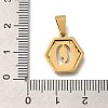 304 Stainless Steel Charms LS-STAS-H227-01G-Q-3