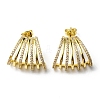 Crystal Rhinestone Claw Stud Earrings EJEW-D055-05G-2