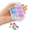 80Pcs 8 Colors ABS Plastic Charms KY-YW0001-29-5