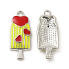 Summer Theme Alloy Enamel Pendants ENAM-B050-06P-3