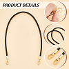 PU Imitation Leather Braided Bag Handles PURS-WH0005-96A-02G-4