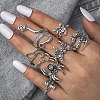 Halloween Allloy Finger Ring Sets PW23032032388-1