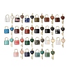Natural & Synthetic Mixed Gemstone Beaded Pendants GG-CBA9389-04-1