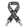 Polyester Jacquard Flower Bag Straps PW-WG43363-06-1