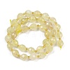 Natural Lemon Quartz(Heated) Beads Strands G-N342-149I-23-3