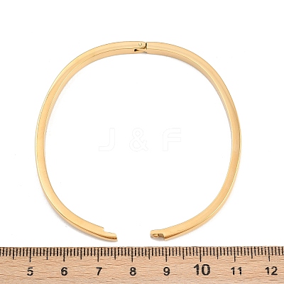 304 Stainless Steel Plain Bangles BJEW-L610-25G-01-1