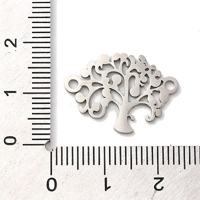 Non-Tarnish 304 Stainless Steel Connector Charms STAS-D013-02C-P-1
