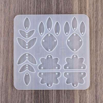 Silicone Pendant Molds DIY-S048-03A-1